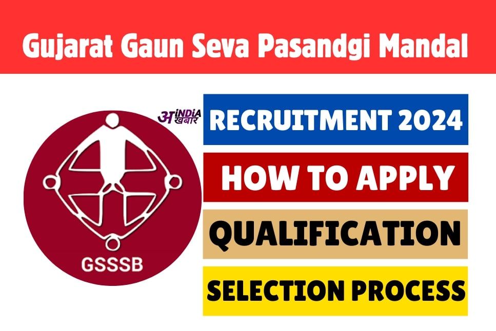 GSSSB Recruitment 2024